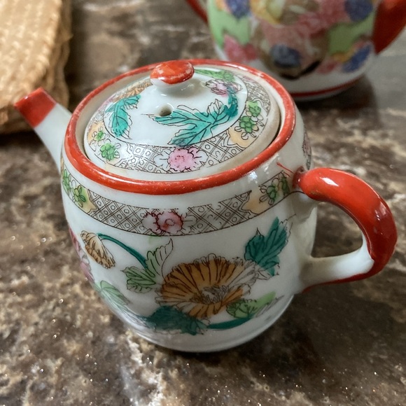 3 small Asian oriental teapots mini Vintage euc - Picture 6 of 13